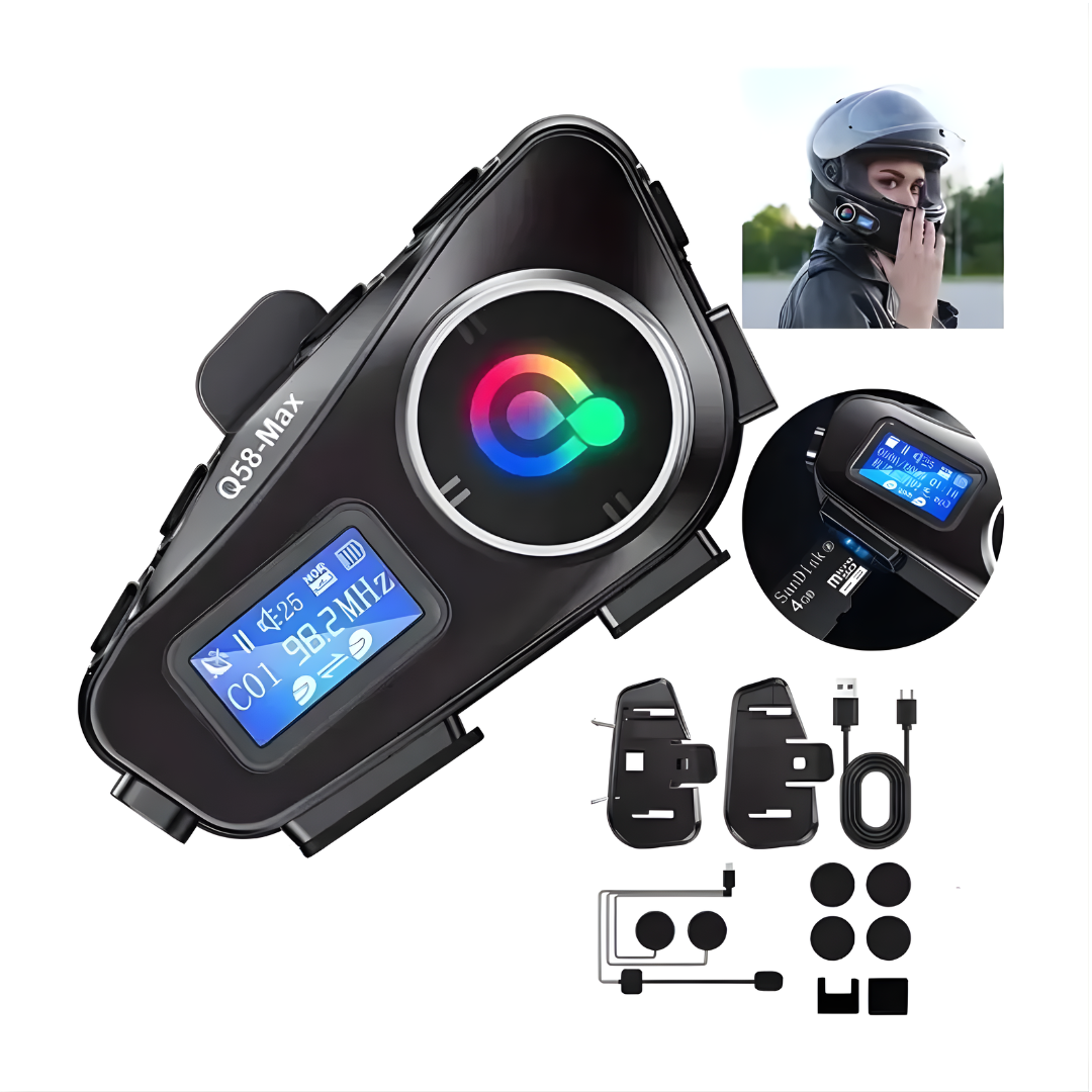 Intercomunicador para casco de moto Q58max