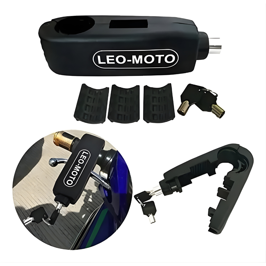 Combo Candado Disco + Manillar Para Moto