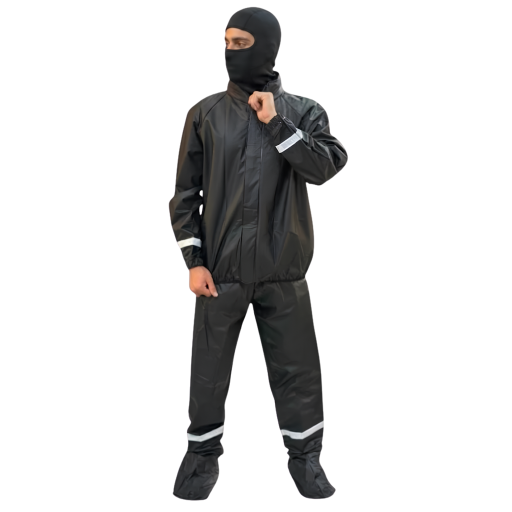 Conjunto impermeable siliconado resortado