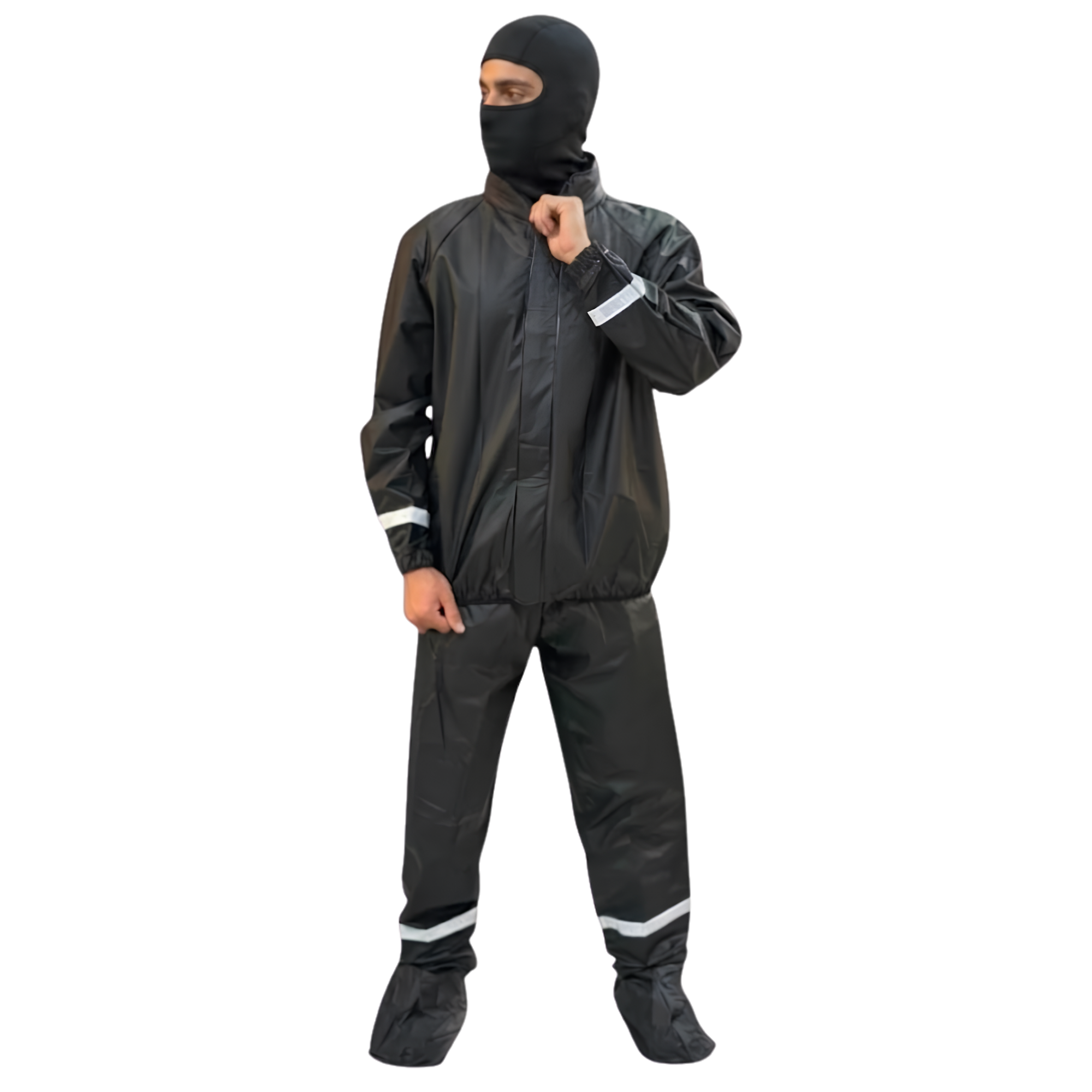 Conjunto impermeable siliconado resortado