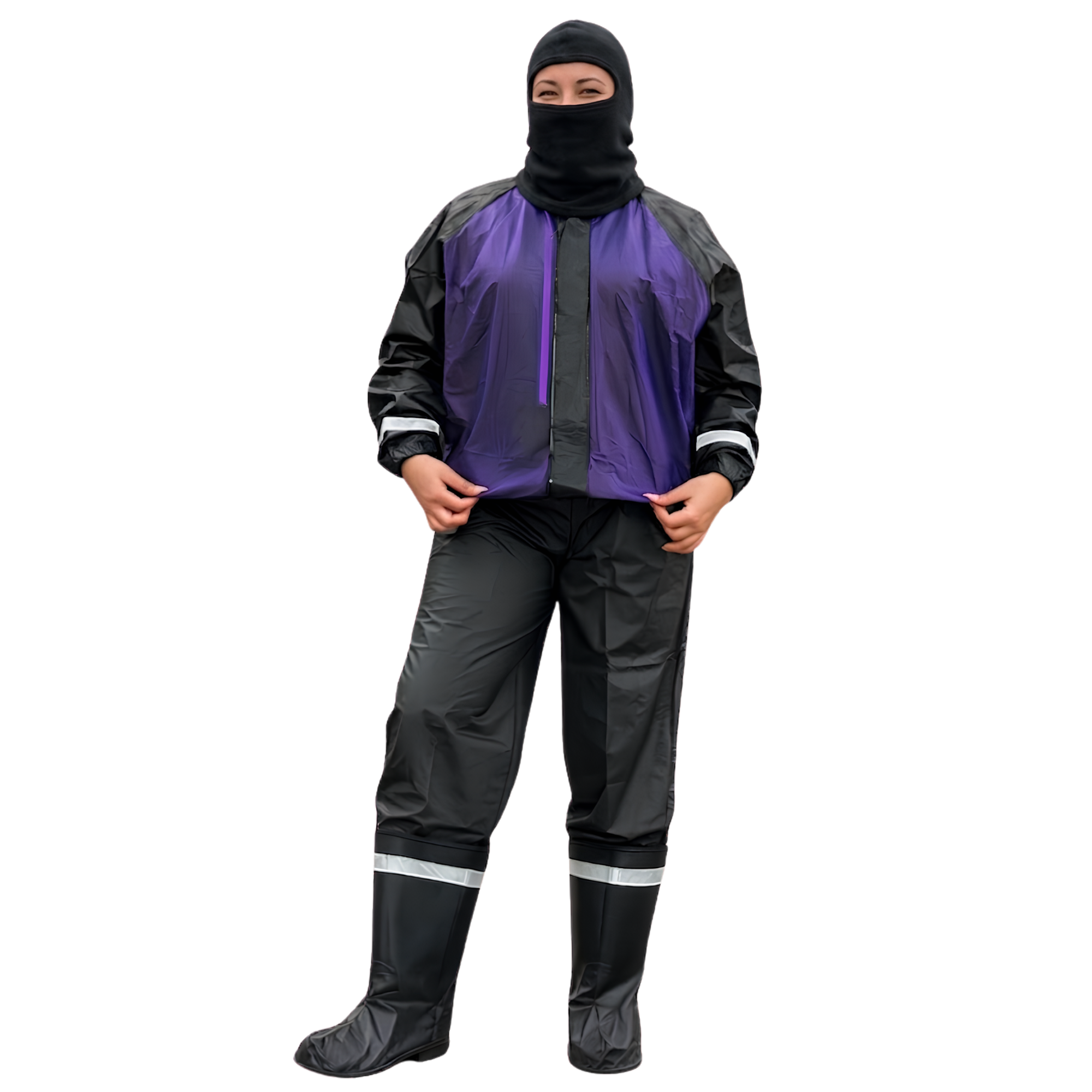 Conjunto impermeable siliconado resortado