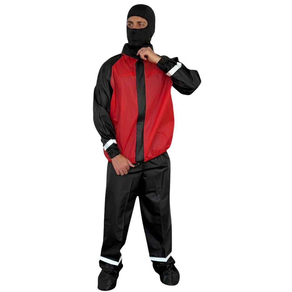 Conjunto impermeable siliconado resortado