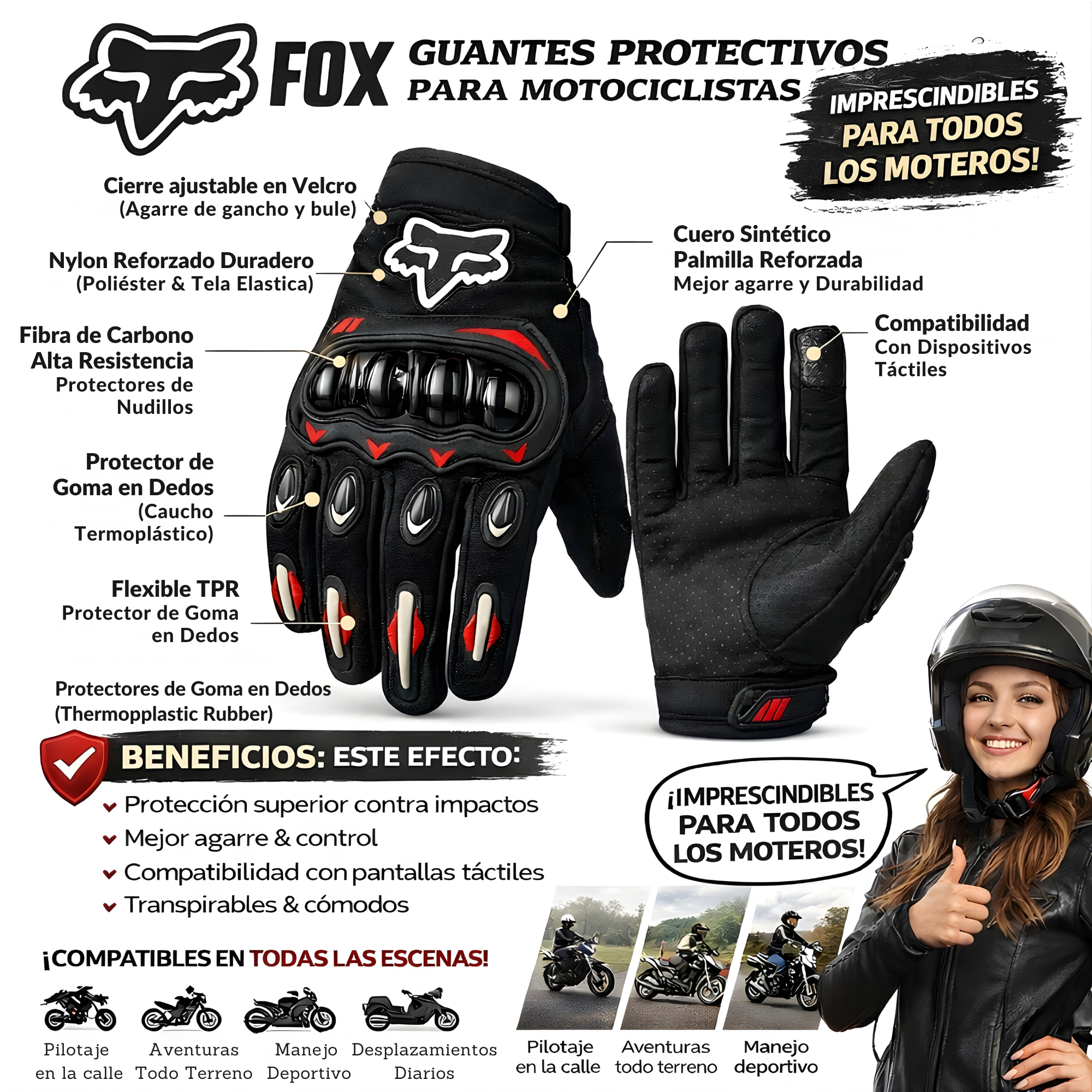 Guantes FOX de protección