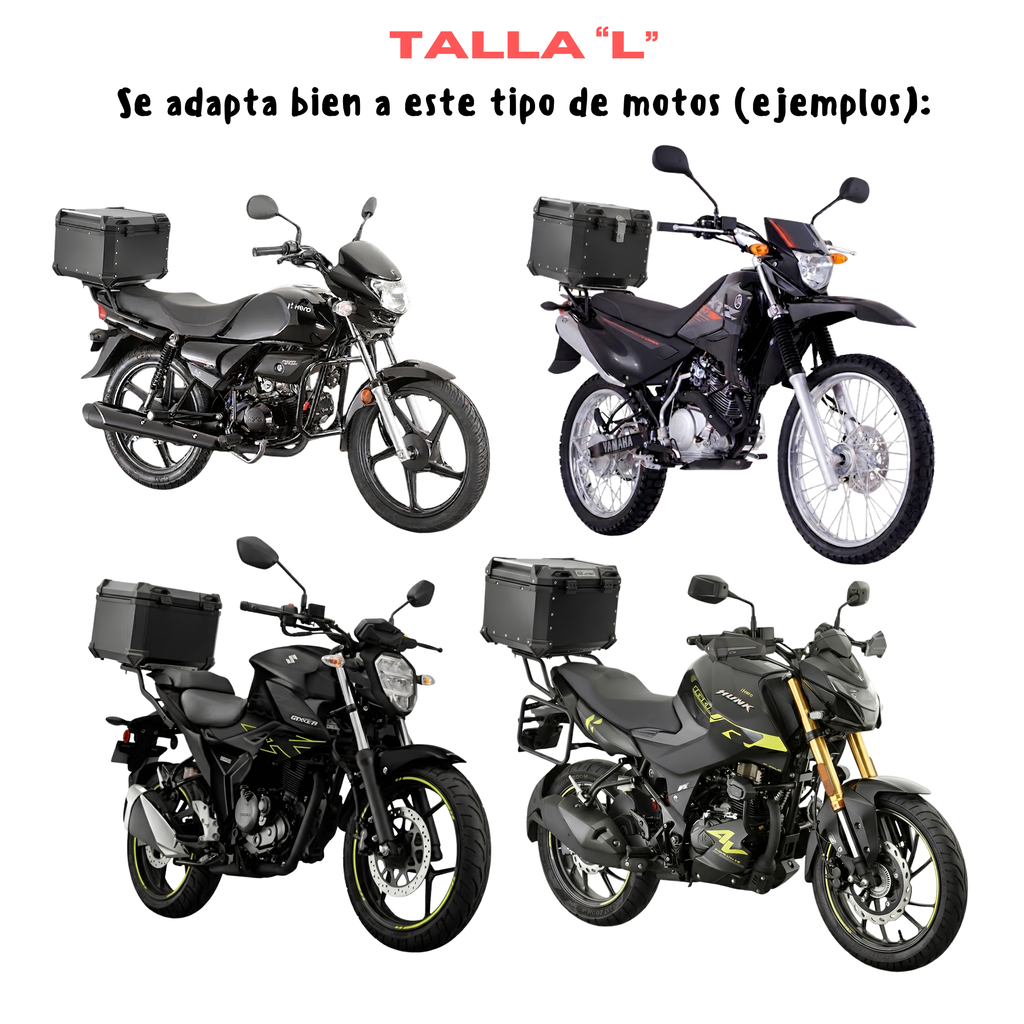 Carpa pijama plateada para moto con maletero