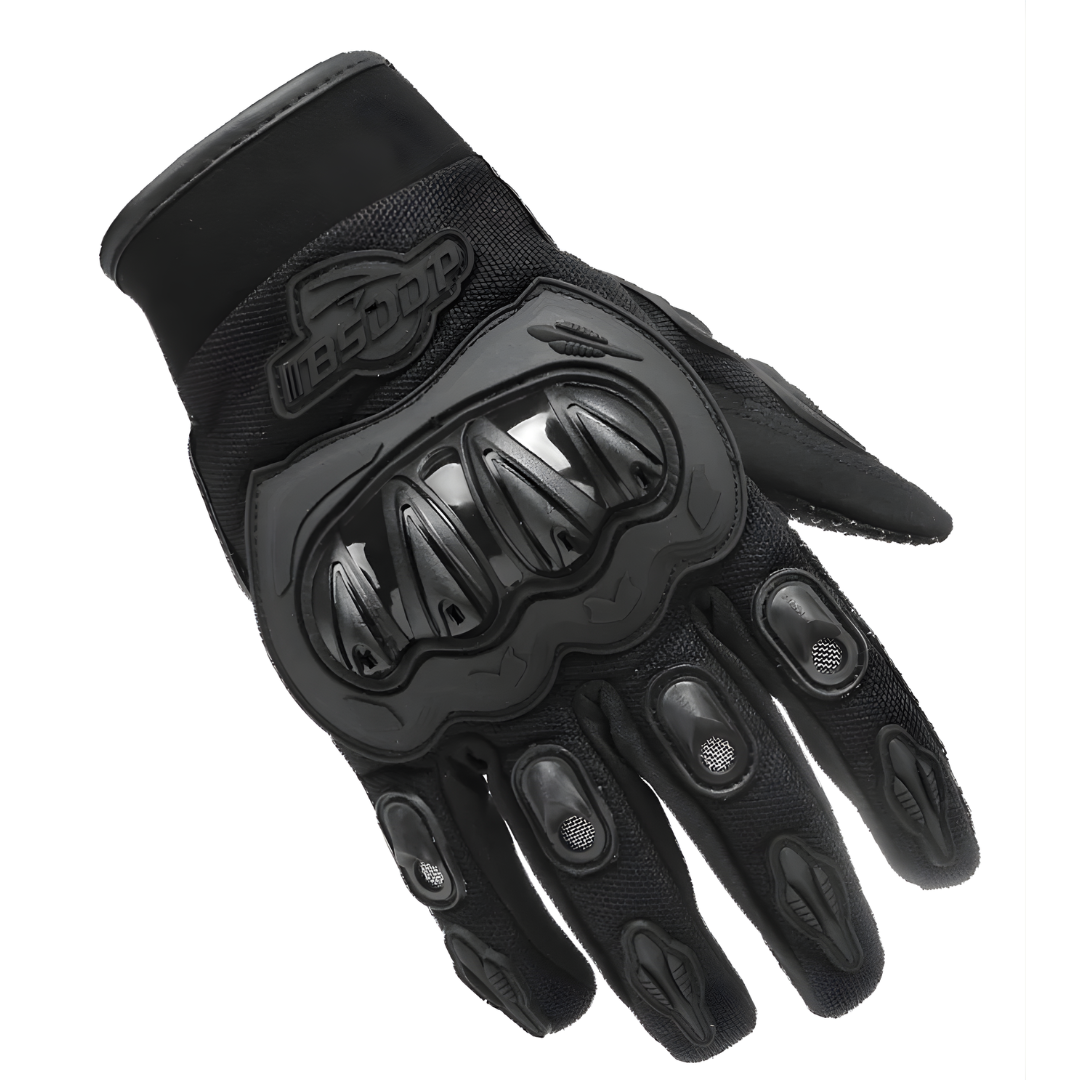 Guantes para motocicleta resistencia al agua, táctil para celular y protección.