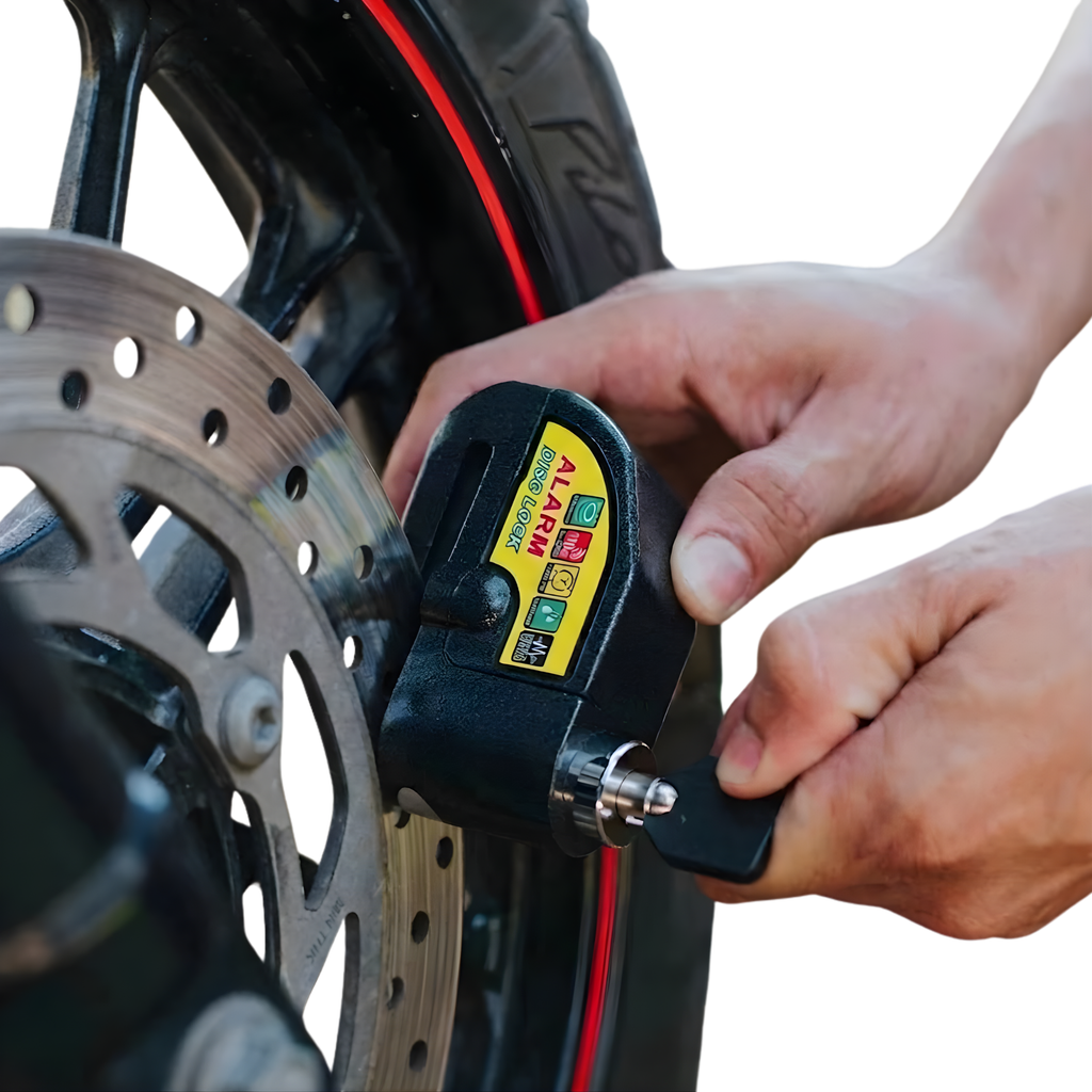 Candado Freno de Disco Moto Con Alarma
